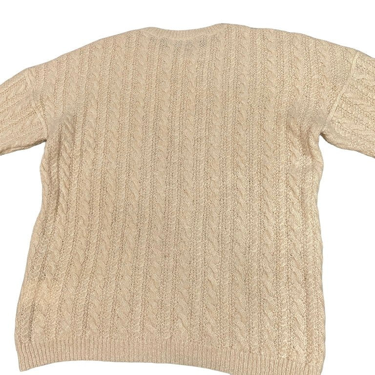 OUR LEGACY 22AW POPOVER ROUNDNECK Camel Cable Fuzzy Alpaca ポップオーバーラウンドネックケーブルアルパカウールニットセーター M4223PCF 定価67,100円