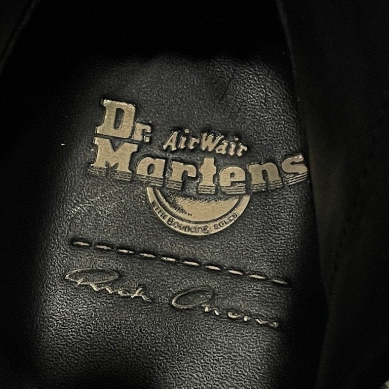 Rick Owens × Dr.Martens 1460 DMXL JUMBO LACE BOOT ボリュームソールサイドジップジャンボレースブーツ シューズ DM01D7810 5001