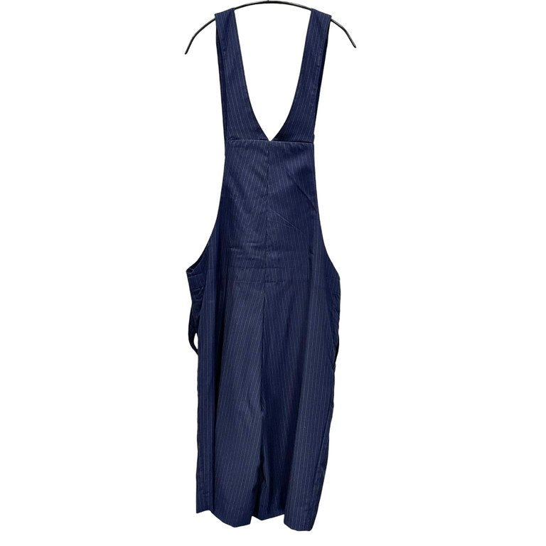 COMME des GARCONS HOMME PLUS 22SS ウールモヘヤストライプサロペット オーバーオール オールインワン パンツ Archive 花の存在 The Existence of Flowers LOOK22 PI-P021 コムデギャルソンオムプリュス メンズ