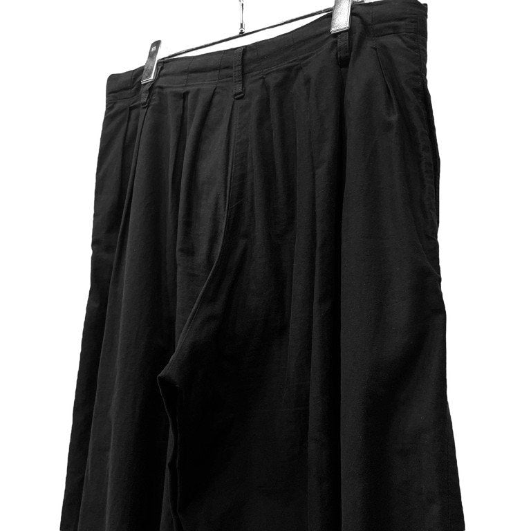 Yohji Yamamoto Pour Homme 18SS コットンギャバジンドローストリングバルーンパンツ 16タック ボトムス 定番 ヨウジヤマモトプールオム メンズ