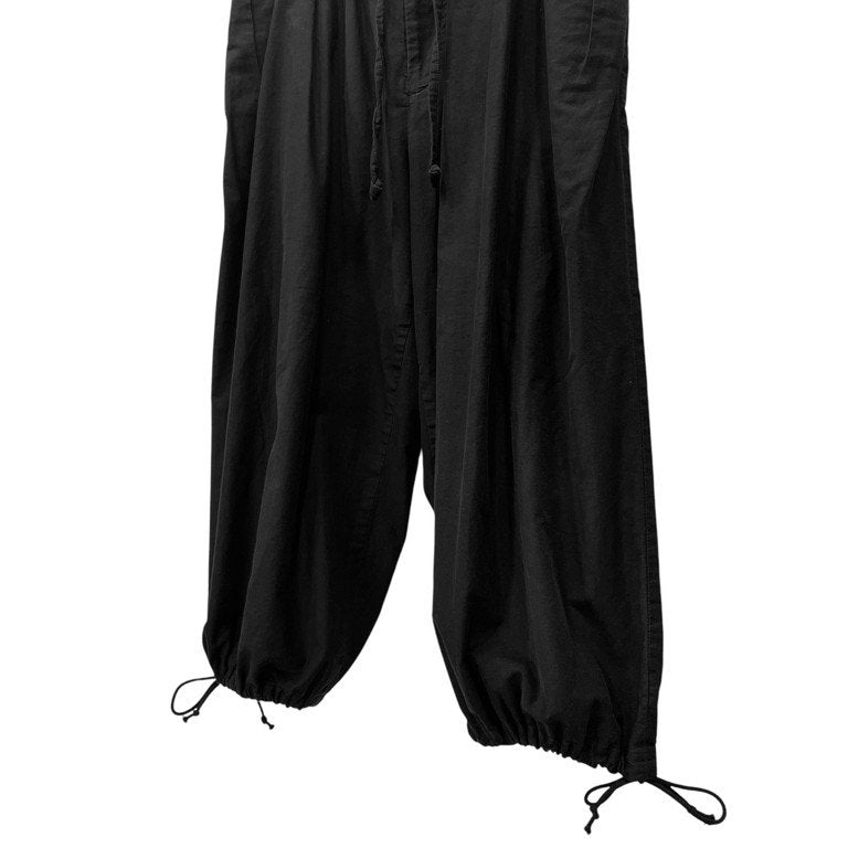 Yohji Yamamoto Pour Homme 18SS コットンギャバジンドローストリングバルーンパンツ 16タック ボトムス 定番 ヨウジヤマモトプールオム メンズ