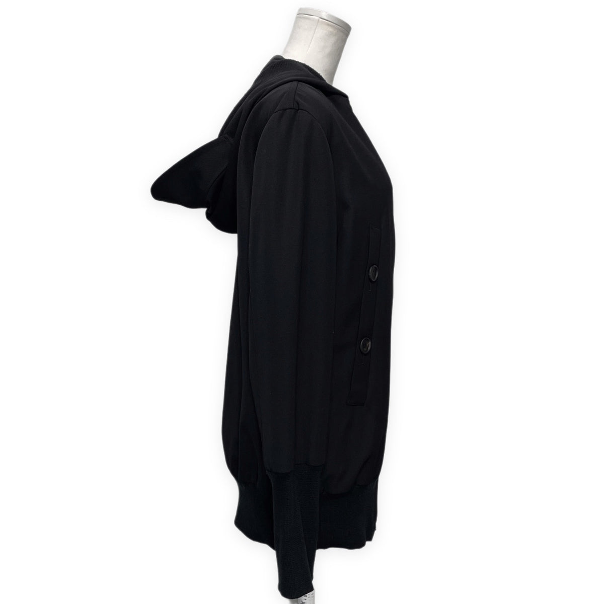 Y's ウールギャバジンジップアップフーデッドブルゾン ジャケット パーカー トップス アウター Yohji Yamamoto Femme ヨウジヤマモトファム ワイズ レディース