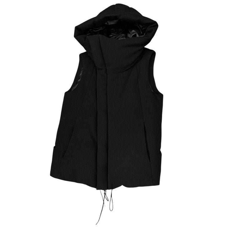 The Viridi-anne 16AW ウールフランネルハイネックスナップボタンダウンベスト ノースリーブ ジャケット ブルゾン コート アウター ヴィリジアン メンズ