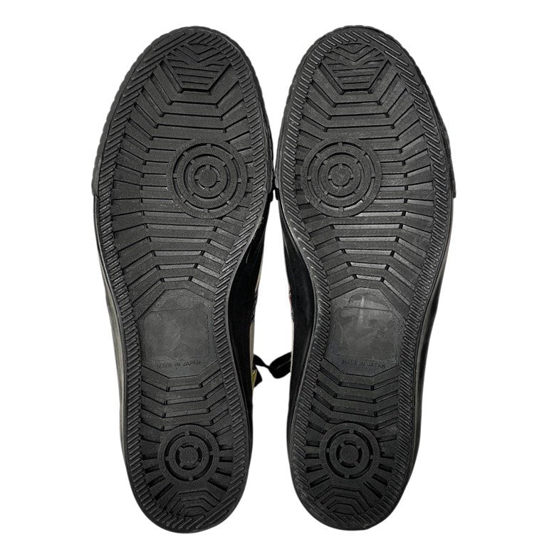 Yohji Yamamoto Pour Homme 95AW 鹿鳴館パッチワークハイカットスニーカー シューズ 靴 刺繍 鹿鳴館期 90s Archive 未使用 激レア 希少 ヨウジヤマモトプールオム メンズ