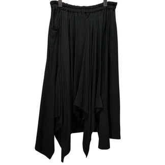 Ground Y 18SS ランダムカットヘム切替レーヨンドローストリングスカート ボトムス パンツ Yohji Yamamoto グラウンドワイ ヨウジヤマモト レディース