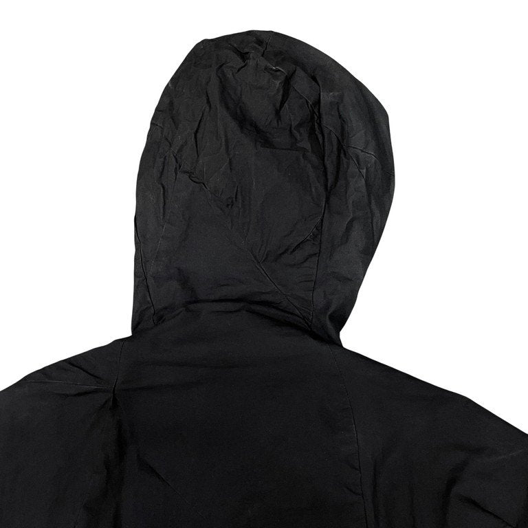 LEON EMANUEL BLANCK HIGH NECK HOODED DISTORTION COAT ハイネックフーデッドディストーションロングコート レオンエマニュエルブランク メンズ