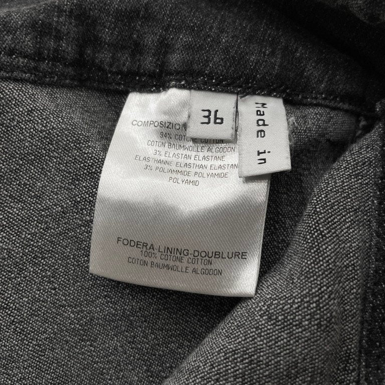 BALENCIAGA 06SS ブラックデニムストレッチスキニーパンツ スリムパンツ ボトムス Archive 00s Nicolas Ghesquiere ニコラジェスキエール期 バレンシアガ レディース