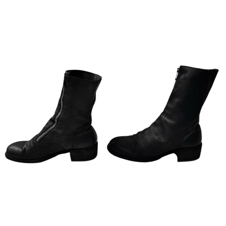 Yohji Yamamoto Pour Homme × GUIDI 23AW SOFT CALF LEATHER FRONT ZIPPER BOOTS ソフトカーフレザーフロントジッパーブーツ HJ-E23-774 シューズ Vibram 定価265,100円 ヨウジヤマモトプールオム グイディ メンズ