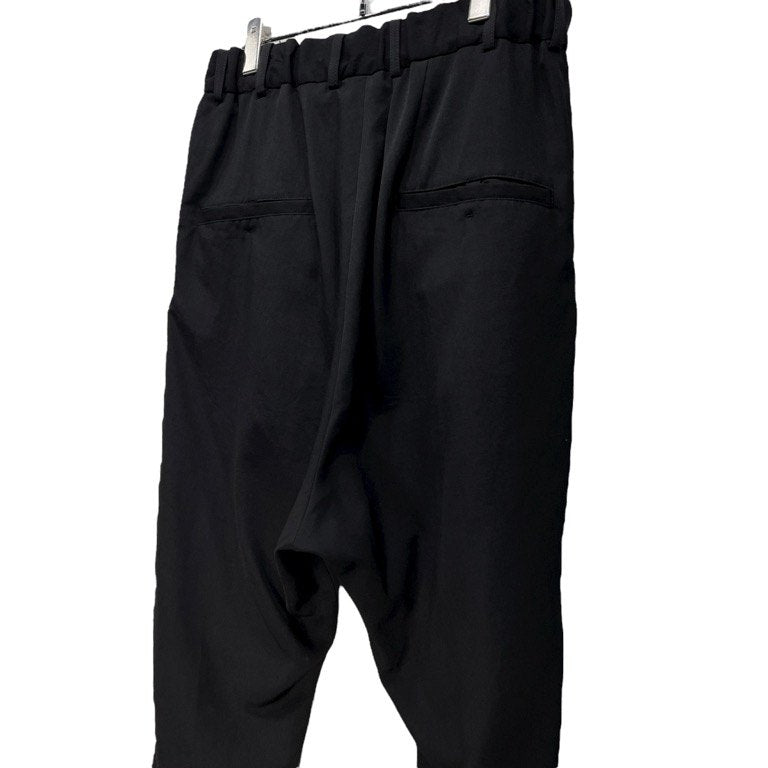 Yohji Yamamoto Pour Homme 12AW ウールギャバジンウエストゴムシャーリングサルエルイージーパンツ ボトムス Archive ヨウジヤマモトプールオム メンズ