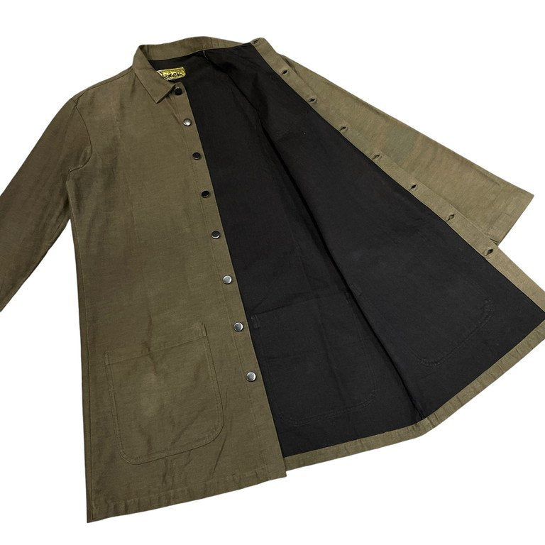 Christopher Nemeth コットンツイルバックポケットステンカラーロングコート Archive 90s 00s クリストファーネメス メンズ レディース ユニセックス