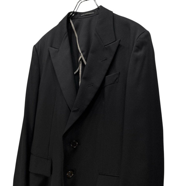 Y's for men ウールギャバジンピークドラペル5Bテーラードジャケット ブレザー ブルゾン コート アウター Yohji Yamamoto Pour Homme ヨウジヤマモトプールオム ワイズフォーメン メンズ