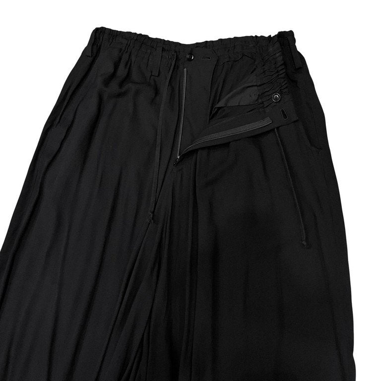 S'YTE Yohji Yamamoto レーヨンギャバジンサルエルバルーンパンツ ボトムス ドローストリング イージー サイト ヨウジヤマモト メンズ レディース ユニセックス