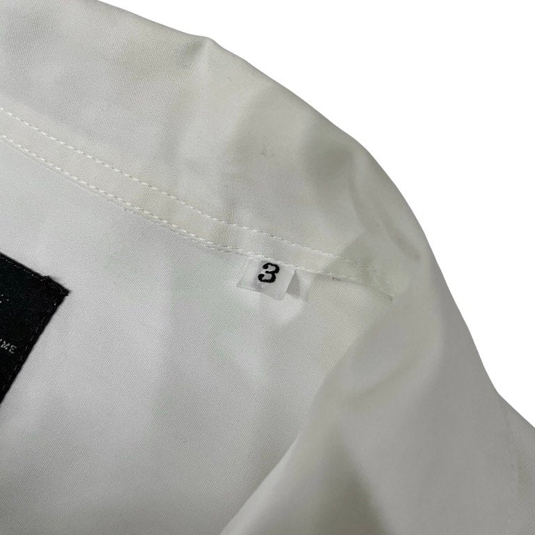 Yohji Yamamoto COSTUME D'HOMME 14AW コットンブロードダブルポケットオープンカラースクエアカットシャツ ブラウス 開襟 トップス Pour Homme ヨウジヤマモト コスチュームドオム メンズ