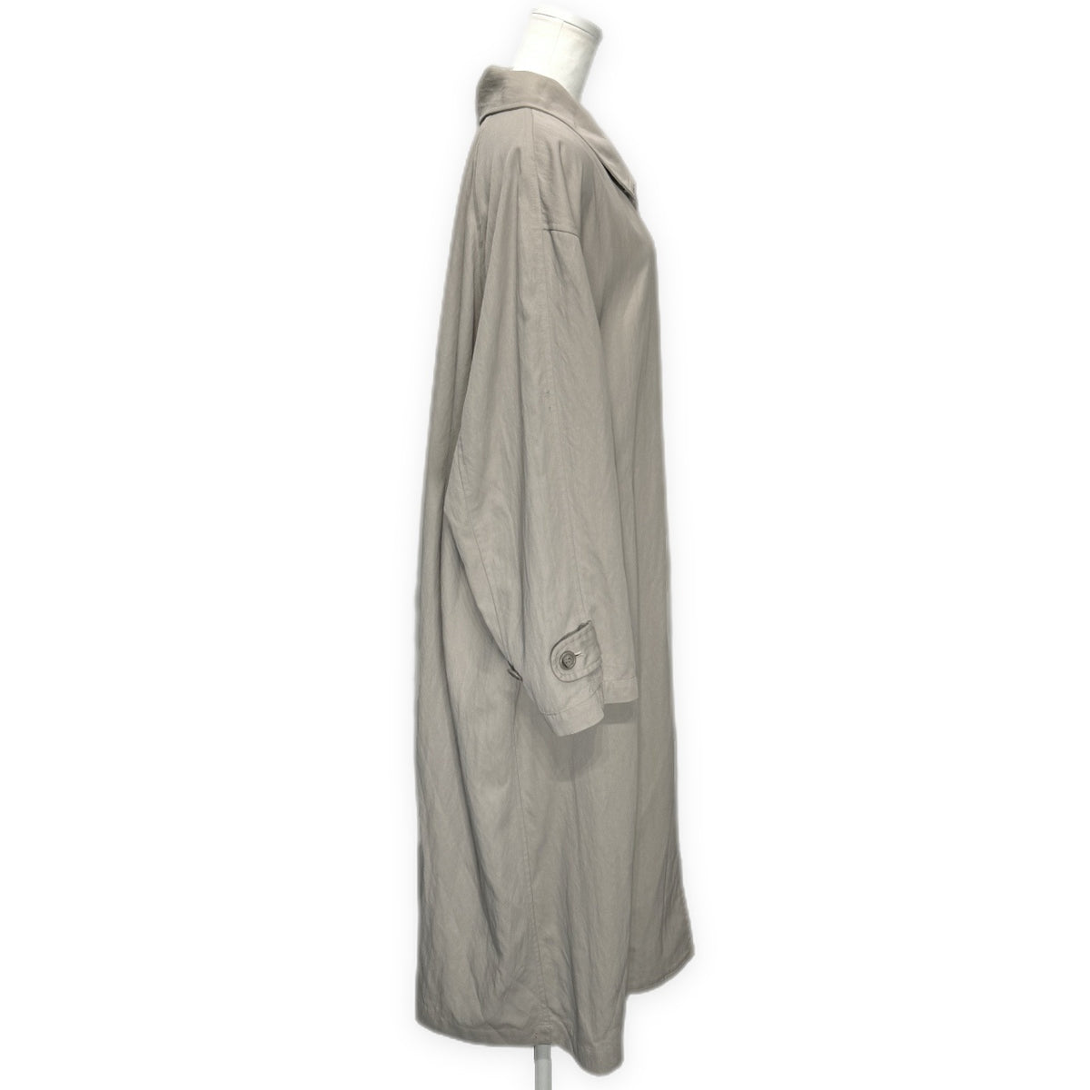 I.S ISSEY SPORT レーヨンナイロンギャバジンステンカラーロングコート Archive 80s 90s ジャケット ブルゾン アウター ISSEY MIYAKE イッセイスポーツ イッセイミヤケ レディース