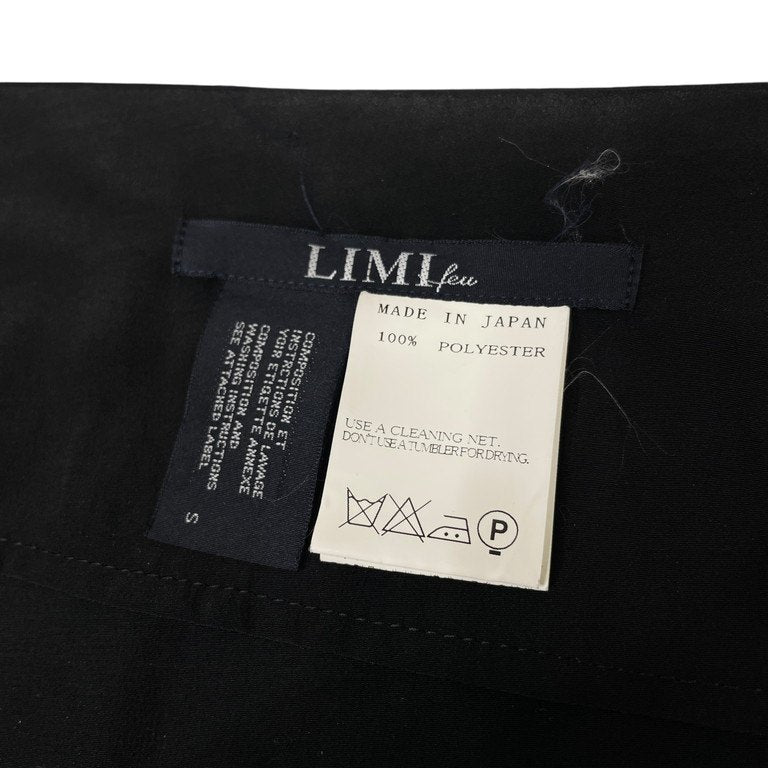 LIMI feu アシンメトリーカットサイドジップオーバースカート 巻き ボトムス パンツ Yohji Yamamoto Femme リミフゥ ヨウジヤマモト レディース