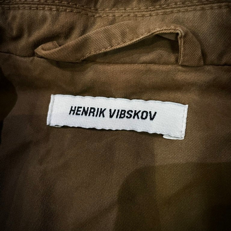HENRIK VIBSKOV 21SS THE BIG BLAZER コットンギャバジン1Bオーバーサイズテーラードジャケット ブレザー アウター ヘンリックヴィブスコフ メンズ