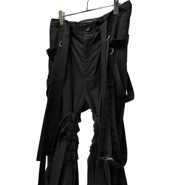LIMI feu 19AW ツイルサスペンダー多連ベルトボンテージパンツ ボトムス Archive Yohji Yamamoto リミフゥ ヨウジヤマモト レディース メンズ ユニセックス