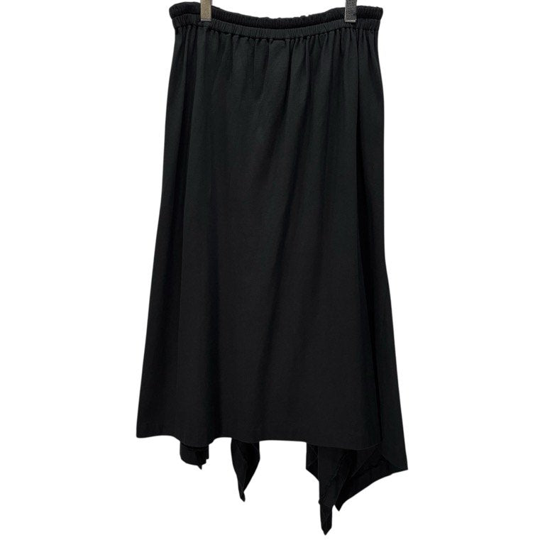 Ground Y 18SS ランダムカットヘム切替レーヨンドローストリングスカート ボトムス パンツ Yohji Yamamoto グラウンドワイ ヨウジヤマモト レディース