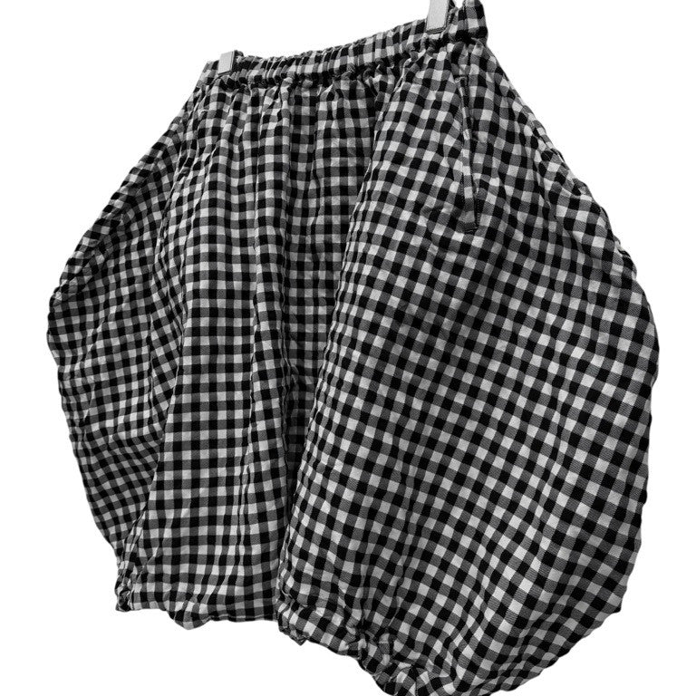 COMME des GARCONS COMME des GARCONS 13SS ギンガムチェックサルエルペンギンパンツ バルーン ボトムス ドローストリング コムコム コムデギャルソン レディース