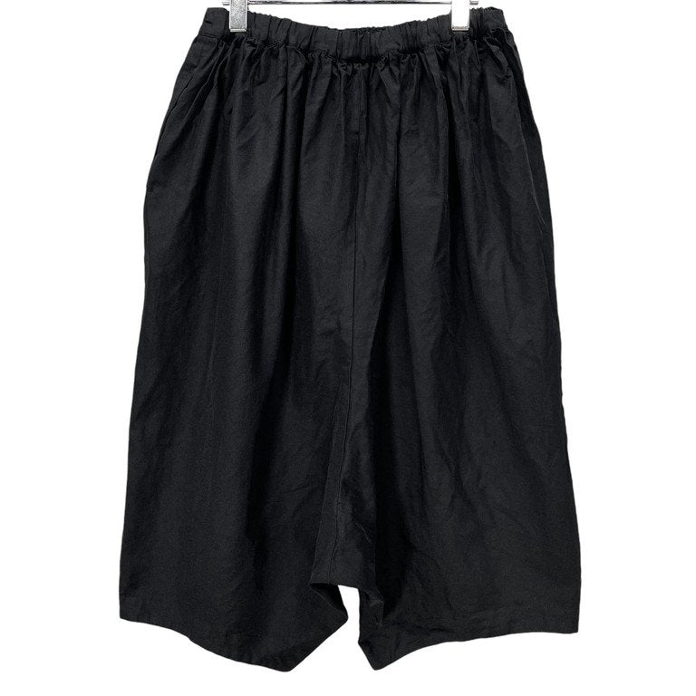 COMME des GARCONS 18SS ポリエステル縮絨サルエルワイドイージーパンツ ポリ縮 CDG ウエストゴム ドローストリング コムデギャルソン レディース