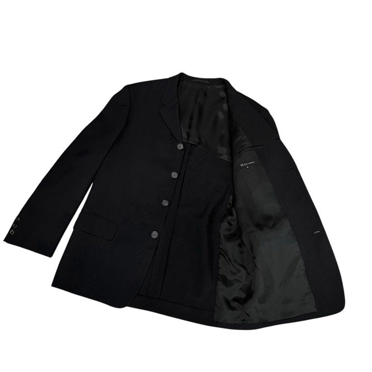 Y's for men ウールギャバジン4ボタンテーラードジャケット ブレザー ブルゾン コート アウター Archive 90s ヨウジヤマモトプールオム ワイズフォーメン メンズ