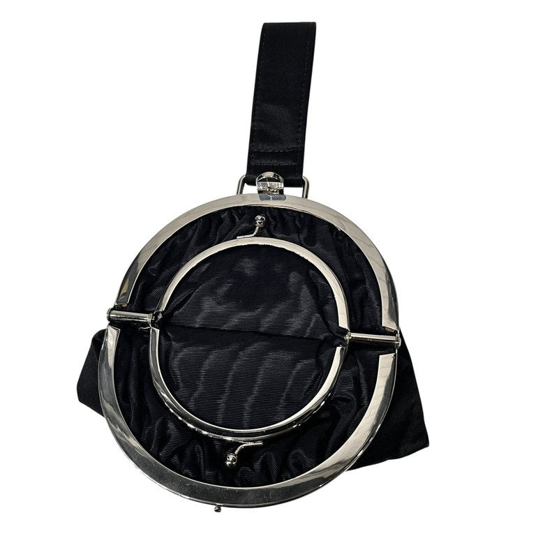 Yohji Yamamoto Femme 01SS シルクがま口ミニハンドバッグ コレクション着用モデル 鞄 カバン ウォレット 小物 Archive ヨウジヤマモトファム レディース