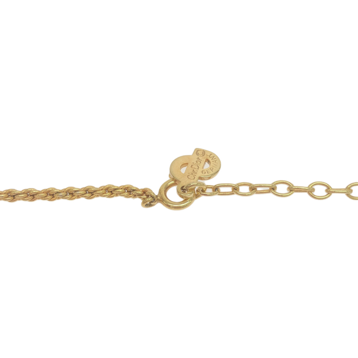 Christian Dior Christian Dior ネックレス ジルコニア フラワー