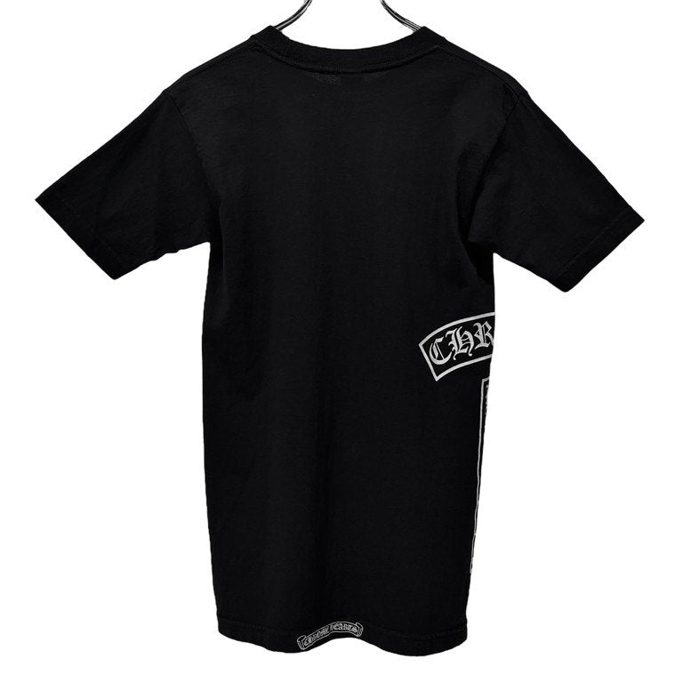 CHROME HEARTS ロゴプリントクルーネックポケットTシャツ Tee T-shirt カットソー スクロールラベル BSフレア CH トップス クロムハーツ メンズ レディース ユニセックス