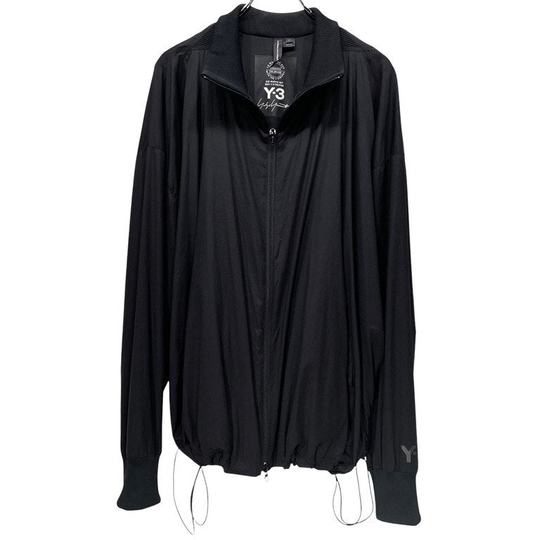 Y-3 M ADIZERO JKT ストレッチナイロンドローストリングスリーストライプバルーントラックジャケット ブルゾン コート アウター 定価73,700円 Yohji Yamamoto adidas ワイスリー ヨウジヤマモト アディダス メンズ レディース