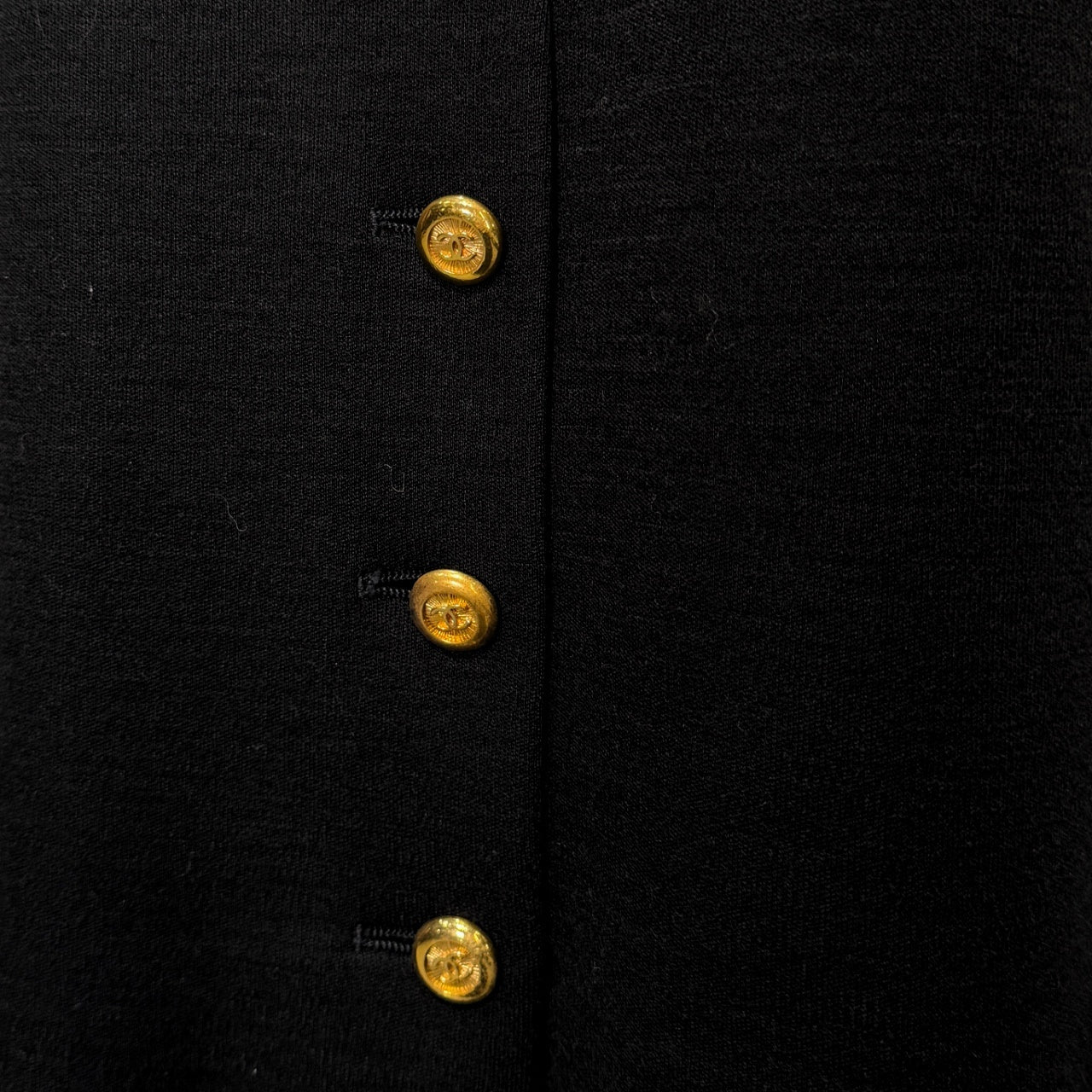 CHANEL CHANEL ウール混スカート 38