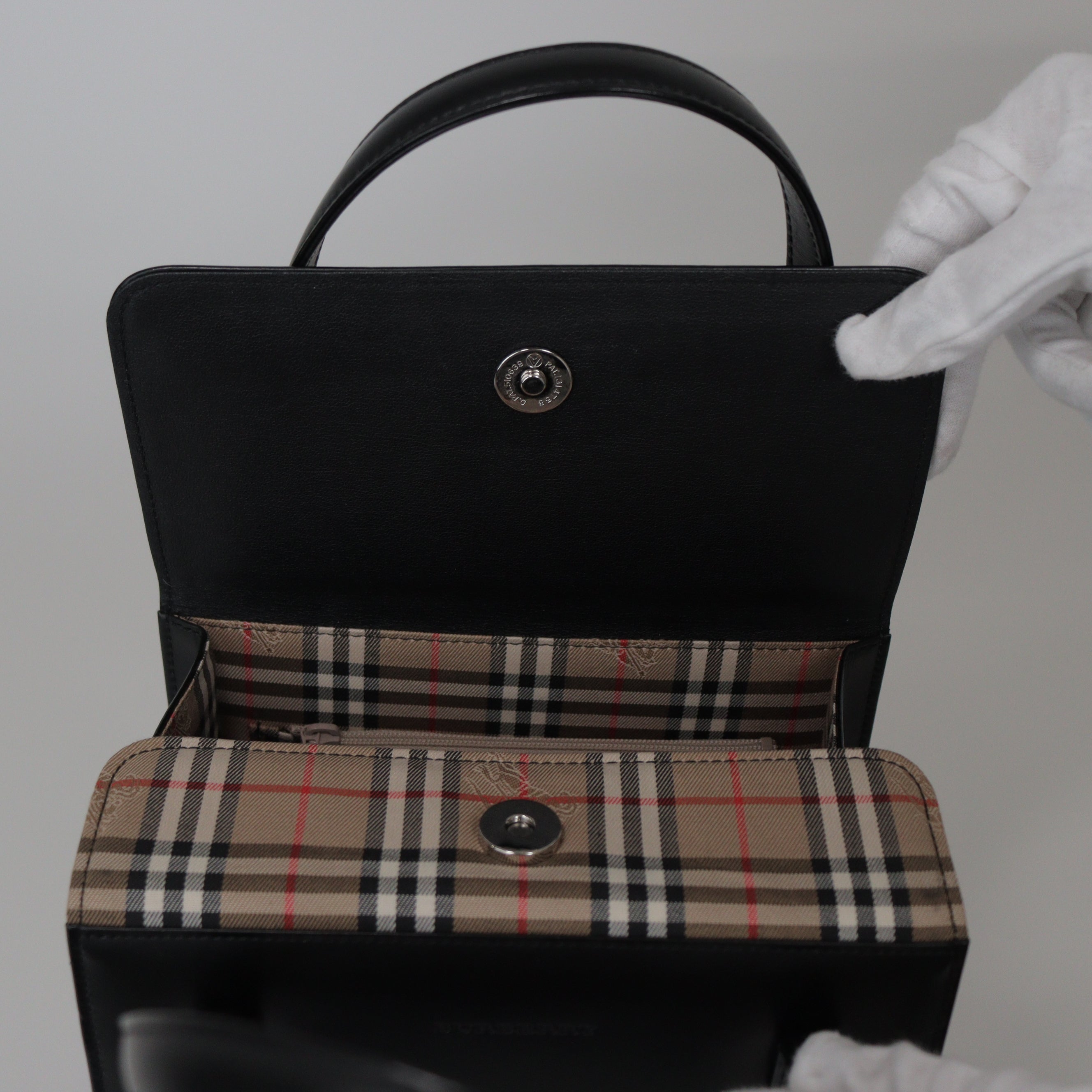 BURBERRY ハンドバッグ ボックス型