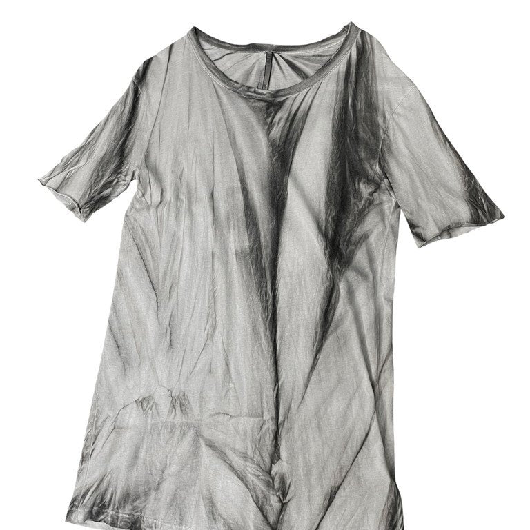 SILENT DAMIR DOMA ムラ染めカットオフパイピングカットソー Tシャツ Tee T-shirt トップス 半袖 サイレント ダミールドーマ ダミールドマ メンズ レディース ユニセックス