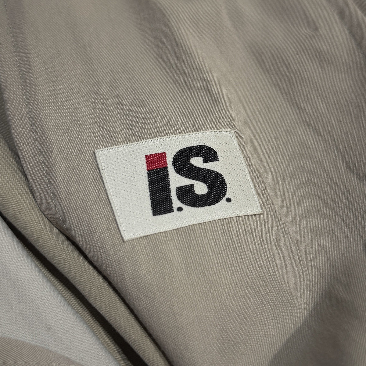 I.S ISSEY SPORT レーヨンナイロンギャバジンステンカラーロングコート Archive 80s 90s ジャケット ブルゾン アウター ISSEY MIYAKE イッセイスポーツ イッセイミヤケ レディース