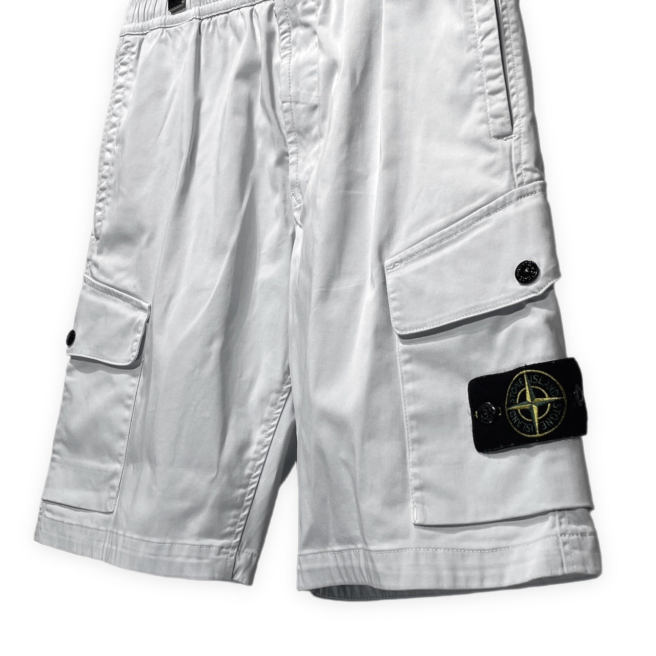 STONE ISLAND ストレッチコットンドローストリングカーゴショーツ ハーフパンツ ショート ボトムス K1S15L100L03 S0012 V0041 ストーンアイランド メンズ