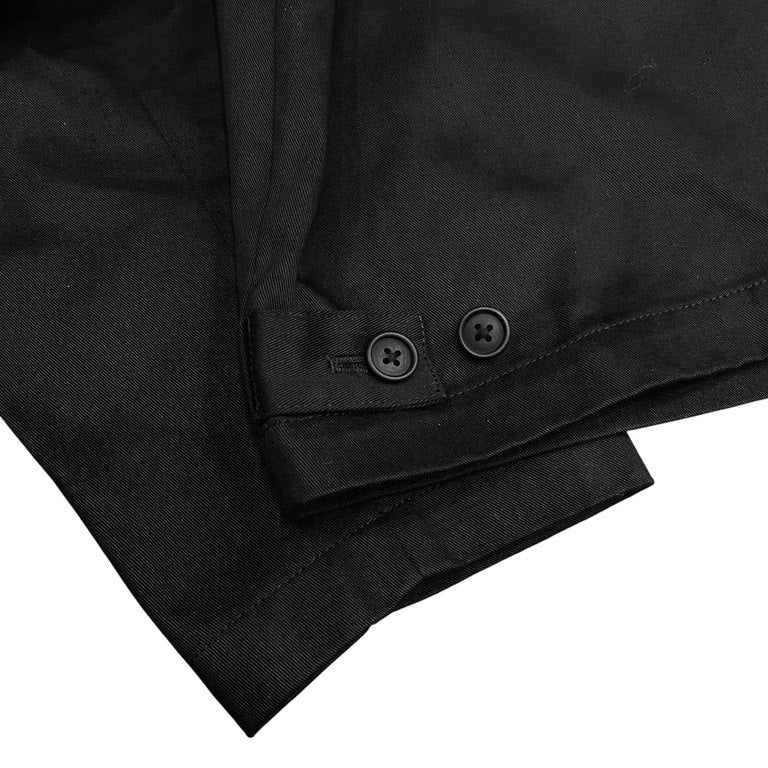 Y's for men 24AW FLAP POCKET BLOUSON WITH PIECE NAME コットンギャバジンフラップポケットジップアップブルゾン シングルライダースジャケット ピスネーム MO-Y03-017 定価73,700円 ヨウジヤマモトプールオム ワイズフォーメン