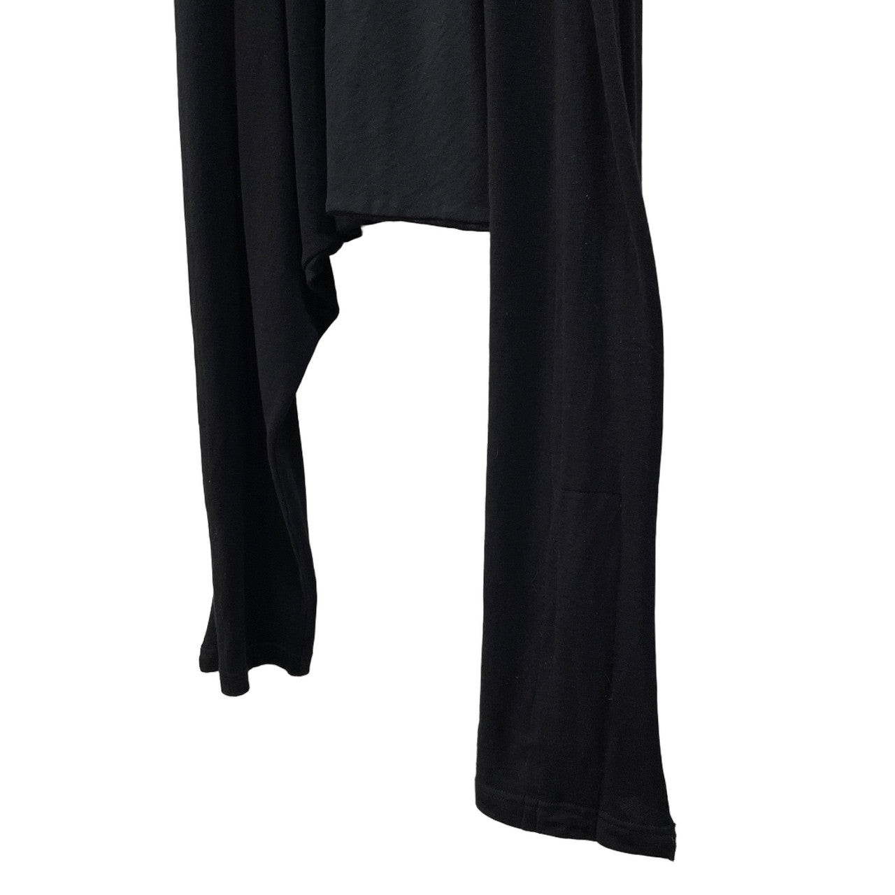 Yohji Yamamoto Femme 22AW SUPIMA HIGHWET CONPACT PLUSH SAROUEL スーピマコットンサイドフラシカットオフイージーサルエルパンツ 裁ち切り 定価49,500円 ボトムス ヨウジヤマモトファム レディース