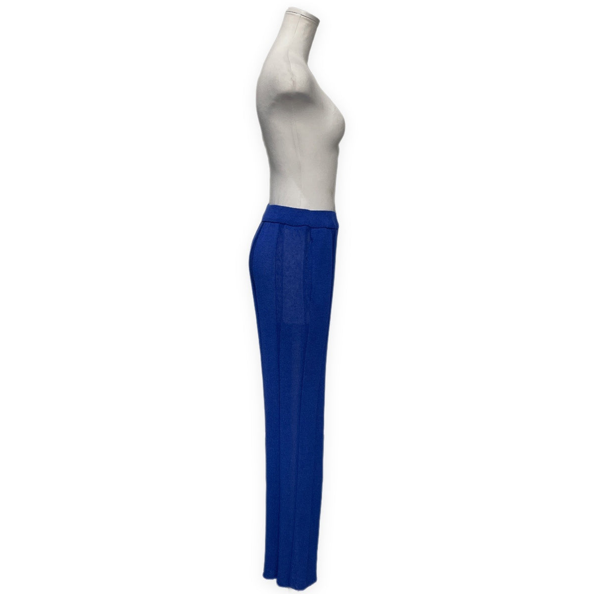 ISSEY MIYAKE 20SS リネンポリエステルサマーニットストレートパンツ ボトムス フルレングス イッセイミヤケ レディース
