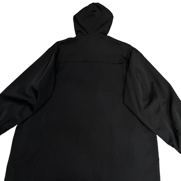 Y's for men ウールギャバジンダブルジップフーデッドロングジャケット ブルゾン コート Archive 90s