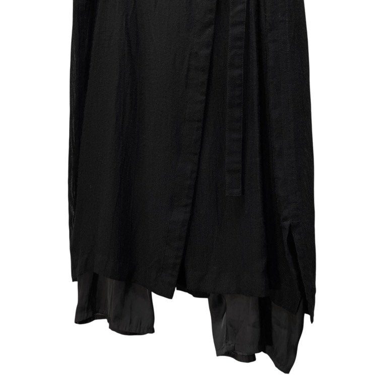 Yohji Yamamoto Pour Homme 14SS キュプラレーヨン切替クロップドラップパンツ LOOK 8 Archive ボトムス ヨウジヤマモトプールオム メンズ