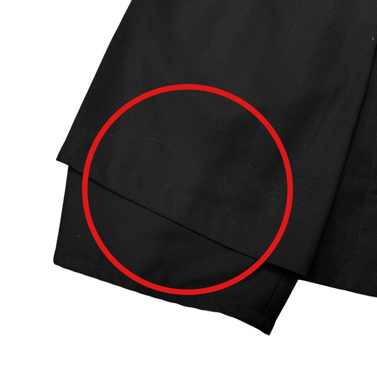 Ground Y 18AW WOOL POLYESTER GABARDINE WRAP PANTS TYPE 1 ウールポリエステルギャバジンラップパンツ ボトムス GV-P01-100 Yohji Yamamoto ヨウジヤマモト グラウンドワイ メンズ レディース ユニセックス