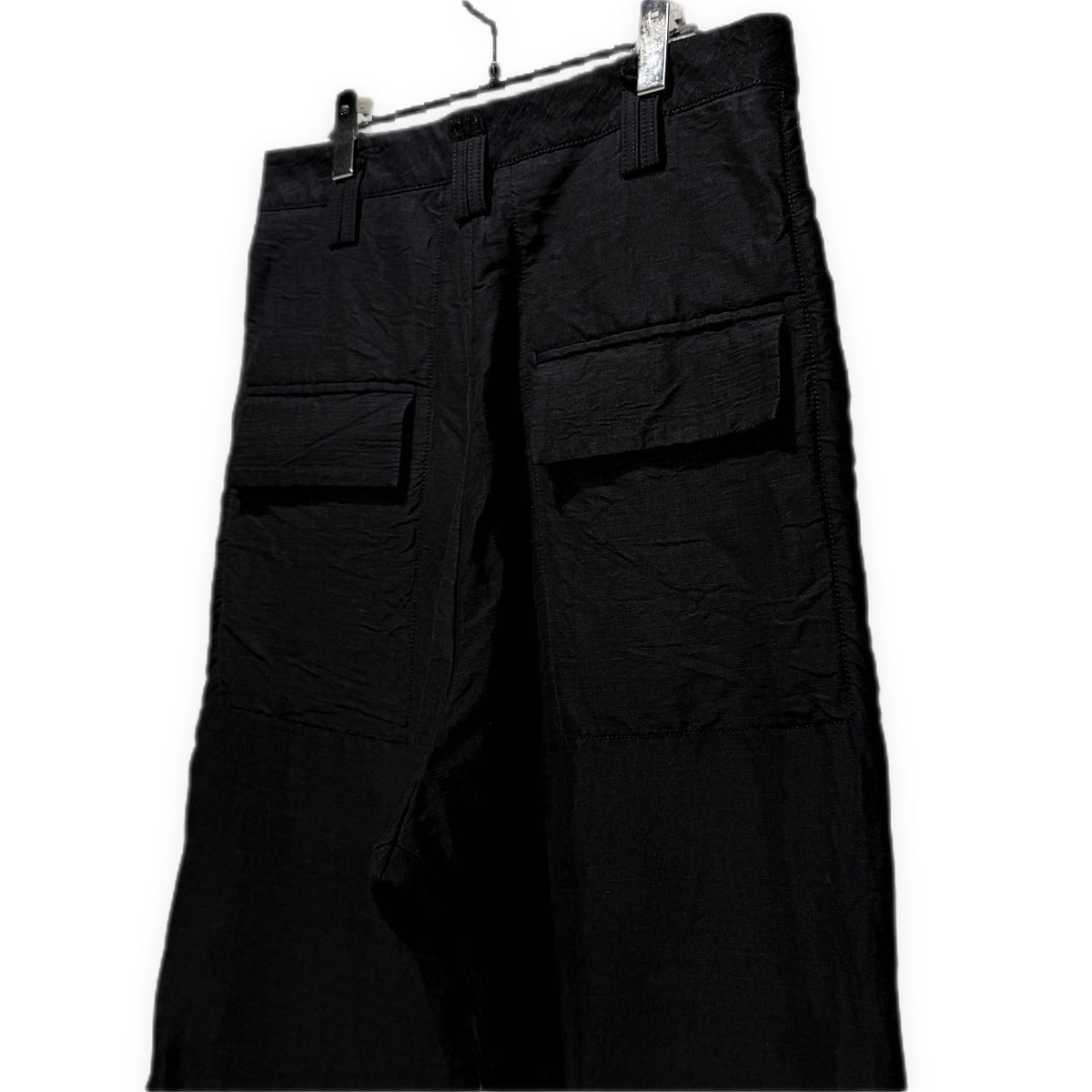 SOSNOVSKA リネンコットンサイドシームパッカリングサルエルワイドパンツ ボトムス ソスノブスカ メンズ