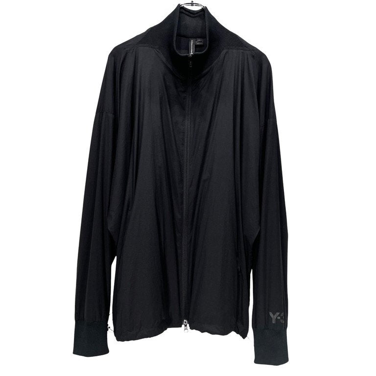 Y-3 M ADIZERO JKT ストレッチナイロンドローストリングスリーストライプバルーントラックジャケット ブルゾン コート アウター 定価73,700円 Yohji Yamamoto adidas ワイスリー ヨウジヤマモト アディダス メンズ レディース