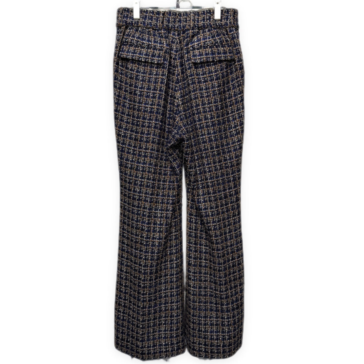 SUBLATIONS GLITTERY TWEED FLARE EASY TROUSERS 銀糸混紡ツイードフレアイージーパンツ ボトムス S071407 サブレーション メンズ