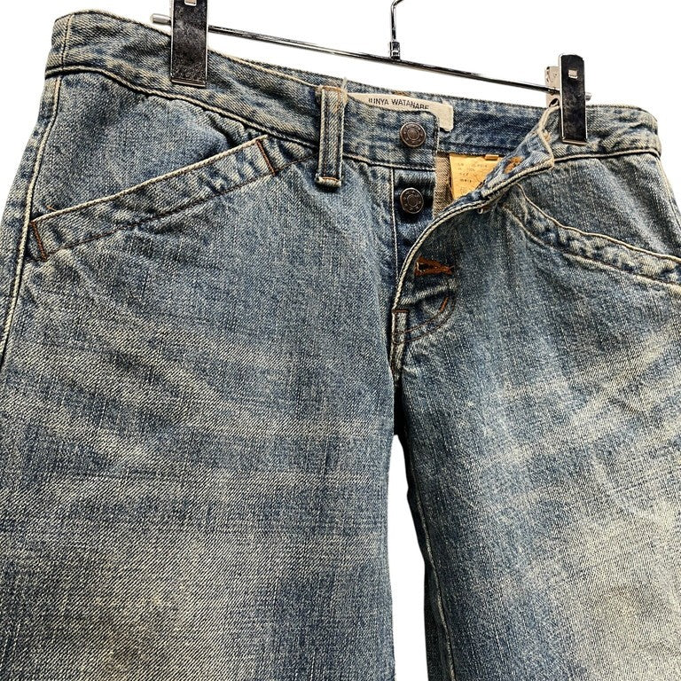 JUNYA WATANABE COMME des GARCONS 02SS ウォッシュドデニムワイドストレートパンツ ジーンズ Archive