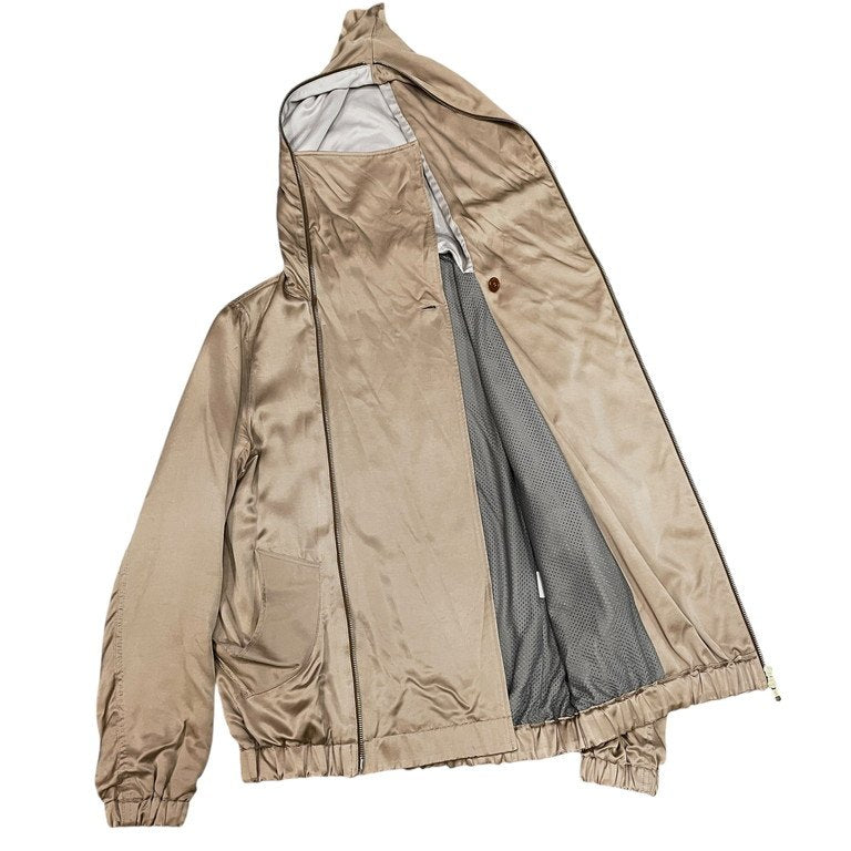 Vivienne Westwood MAN キュプラレーヨンサテン魔女フードリブブルゾン ジャケット コート アウター オーブ刺繍 ヴィヴィアンウエストウッド マン メンズ