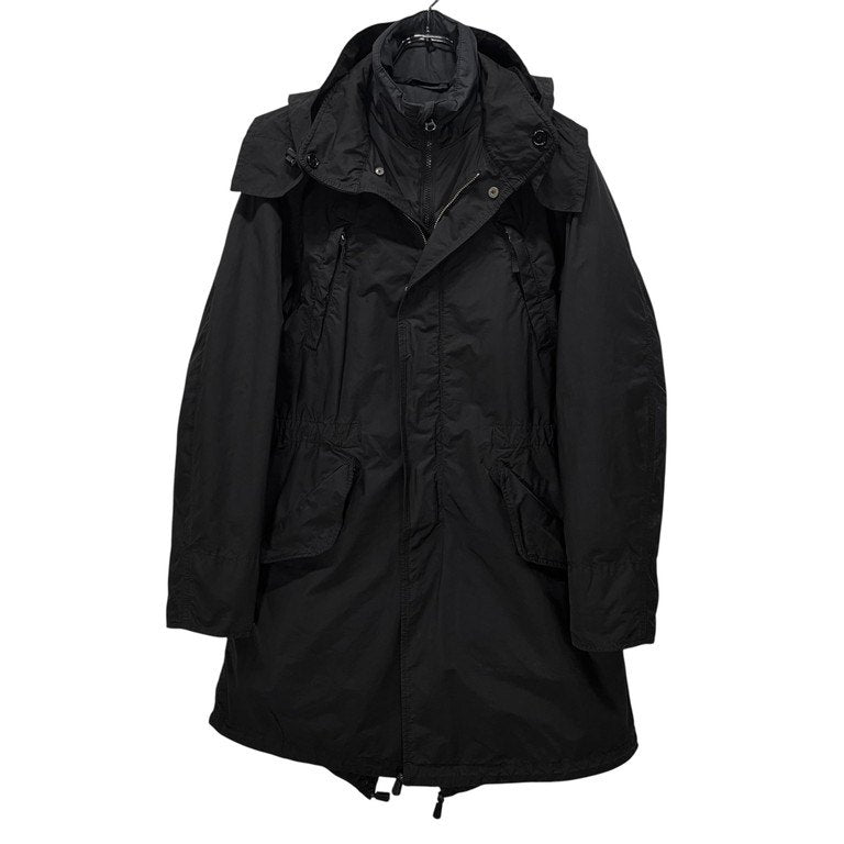 Y's × ASPESI サーモアライナーウェザークロスモッズコート Thermore Archive 中綿 ダウン ライニング取り外し可能 ジャケット ブルゾン アウター Yohji Yamamoto ワイズ アスペジ ヨウジヤマモト レディース メンズ