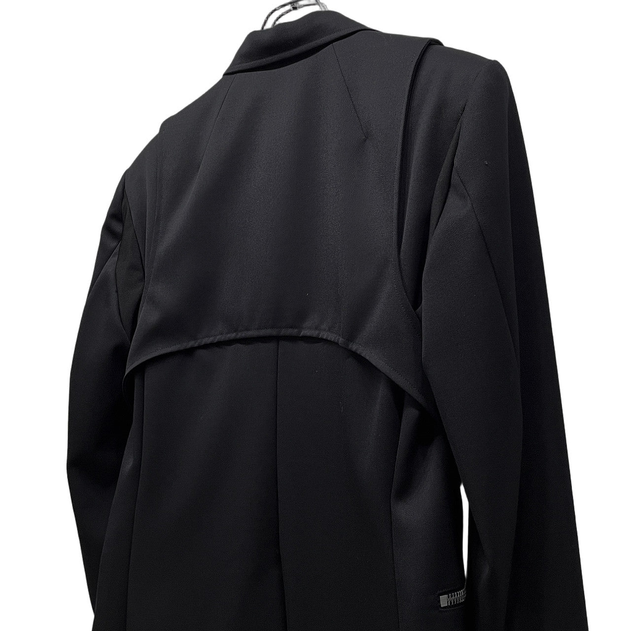 JOHN LAWRENCE SULLIVAN 21AW LAYERED JACKET DORMEUIL社ウールギャバジンサイドベルト2Bレイヤードテーラードジャケット ブレザー ブルゾン コート アウター 定価176,000円 ジョンローレンスサリバン メンズ