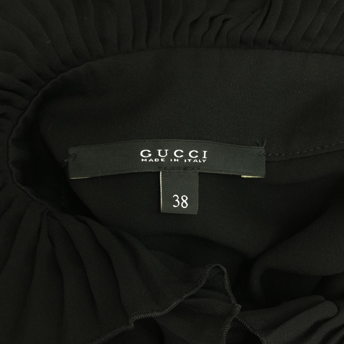 GUCCI GUCCI ノースリーブフリルトップス