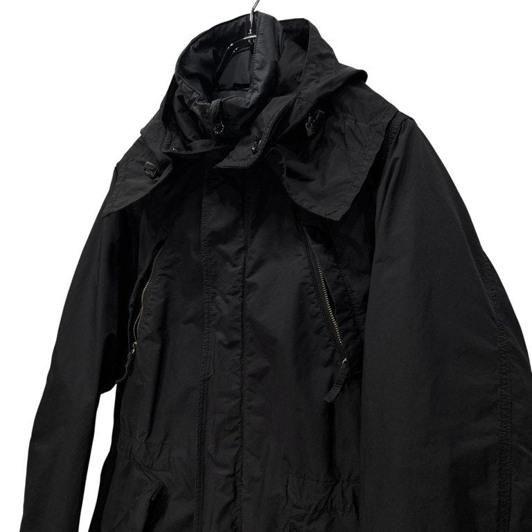 Y's × ASPESI サーモアライナーウェザークロスモッズコート Thermore Archive 中綿 ダウン ライニング取り外し可能 ジャケット ブルゾン アウター Yohji Yamamoto ワイズ アスペジ ヨウジヤマモト レディース メンズ