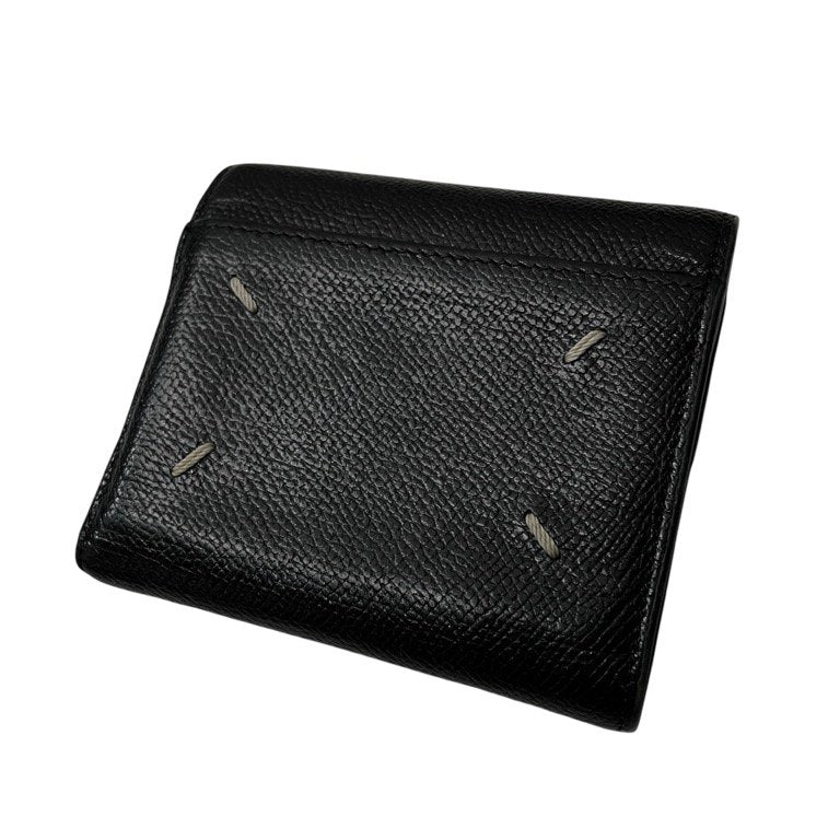 Maison Margiela 3つ折り財布 4ステッチ 4STITCH カーフレザーコンパクトウォレット S55UI0296 P0399 T8013 定価46,800円 メゾンマルジェラ メンズ レディース ユニセックス